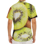 Kiwi 3D Print Men's Deep V-Neck Shirt