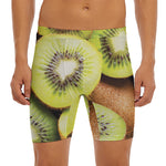 Kiwi 3D Print Men's Long Boxer Briefs
