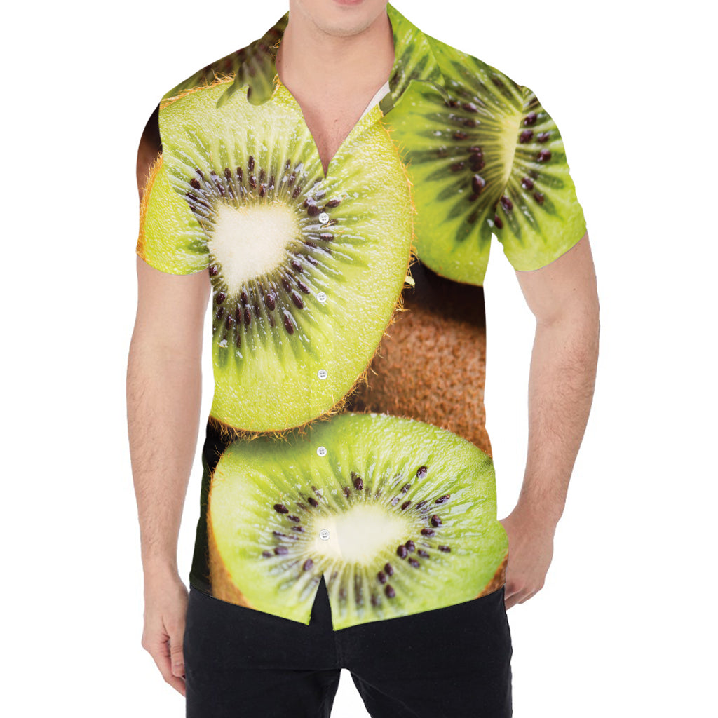 Kiwi 3D Print Men's Shirt