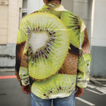 Kiwi 3D Print Men's Shirt Jacket