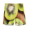 Kiwi 3D Print Men's Athletic Shorts