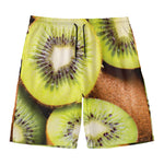 Kiwi 3D Print Men's Swim Trunks
