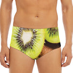 Kiwi 3D Print Men's Triangle Swim Briefs