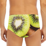 Kiwi 3D Print Men's Triangle Swim Briefs