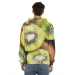 Kiwi 3D Print Men's Velvet Pullover Hoodie