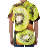 Kiwi 3D Print Men's Velvet T-Shirt