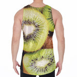 Kiwi 3D Print Men's Velvet Tank Top