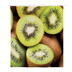 Kiwi 3D Print Polyester Shower Curtain