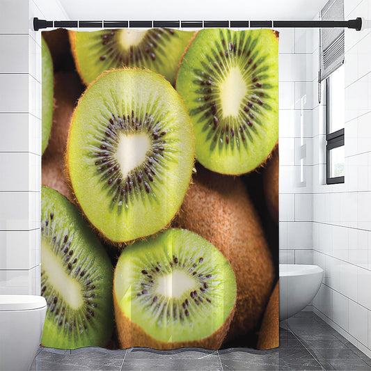 Kiwi 3D Print Premium Shower Curtain