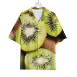 Kiwi 3D Print Rayon Hawaiian Shirt