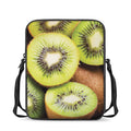 Kiwi 3D Print Rectangular Crossbody Bag
