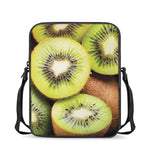 Kiwi 3D Print Rectangular Crossbody Bag