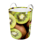 Kiwi 3D Print Round Laundry Basket