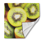 Kiwi 3D Print Silk Bandana
