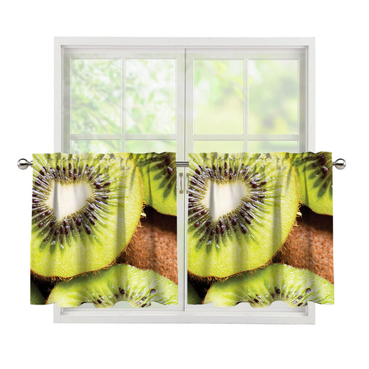 Kiwi 3D Print Tier Curtains