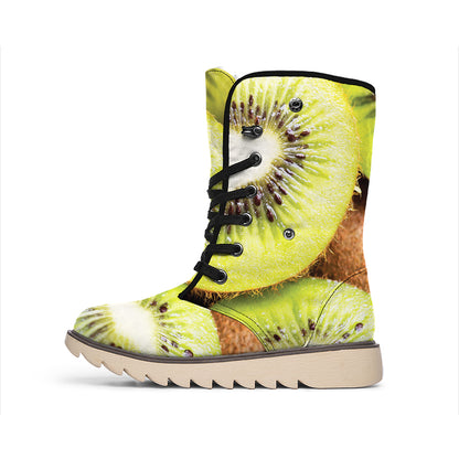 Kiwi 3D Print Winter Boots