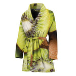 Kiwi 3D Print Women's Bathrobe
