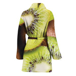 Kiwi 3D Print Women's Bathrobe