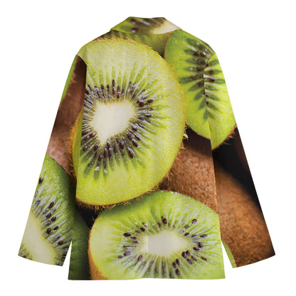 Kiwi 3D Print Women's Blazer
