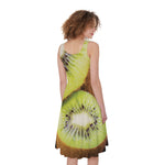 Kiwi 3D Print Women's Sleeveless Dress
