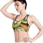 Kiwi 3D Print Women's Sports Bra