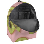 Kiwi Slices Pattern Print Backpack