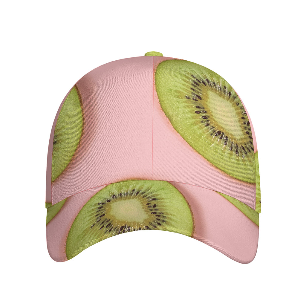 Kiwi Slices Pattern Print Baseball Cap