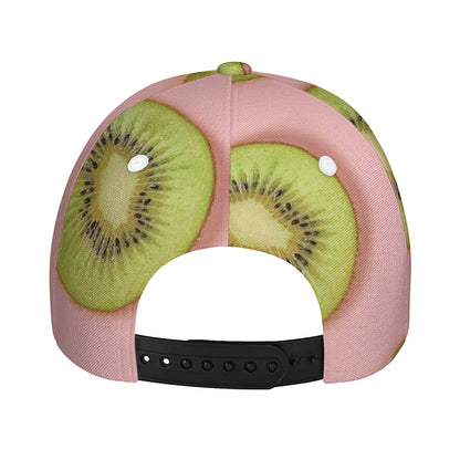 Kiwi Slices Pattern Print Baseball Cap