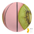 Kiwi Slices Pattern Print Basketball
