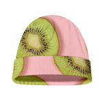 Kiwi Slices Pattern Print Beanie