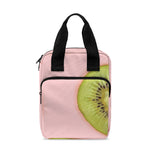 Kiwi Slices Pattern Print Bible Tote Bag
