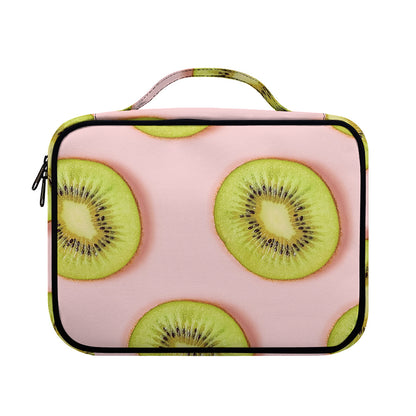 Kiwi Slices Pattern Print Briefcase Bible Bag