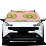 Kiwi Slices Pattern Print Car Windshield Snow Cover