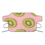 Kiwi Slices Pattern Print Car Windshield Snow Cover