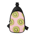 Kiwi Slices Pattern Print Sling Bag