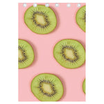 Kiwi Slices Pattern Print Curtain