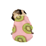 Kiwi Slices Pattern Print Dog Zip Up Jacket