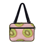 Kiwi Slices Pattern Print Double Strap Bible Bag