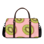 Kiwi Slices Pattern Print Duffle Bag
