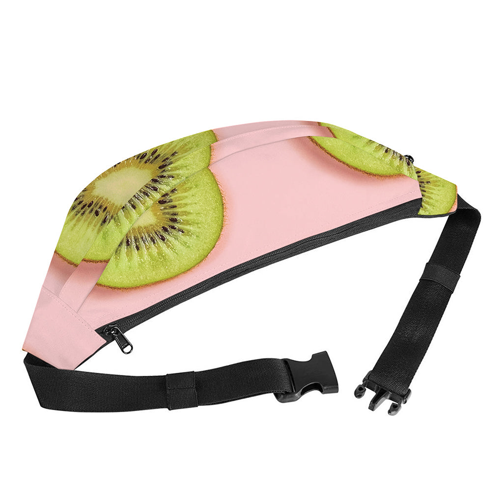 Kiwi Slices Pattern Print Fanny Pack