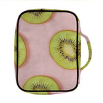 Kiwi Slices Pattern Print Front Pocket Bible Bag