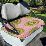 Kiwi Slices Pattern Print Golf Cart Seat Cover