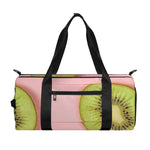 Kiwi Slices Pattern Print Gym Bag