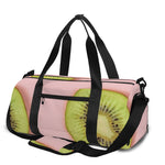 Kiwi Slices Pattern Print Gym Bag