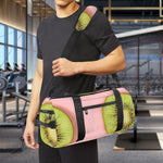 Kiwi Slices Pattern Print Gym Bag