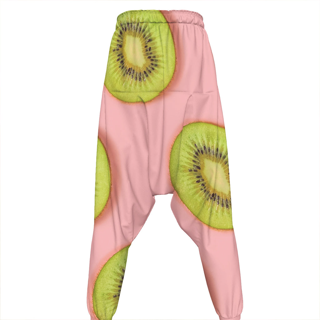 Kiwi Slices Pattern Print Hammer Pants
