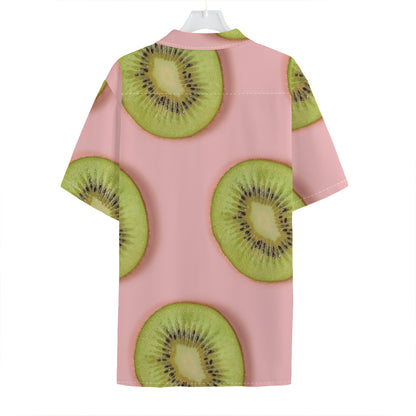 Kiwi Slices Pattern Print Hawaiian Shirt