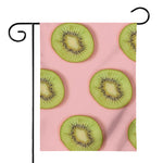 Kiwi Slices Pattern Print House Flag