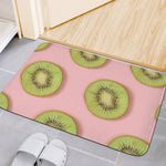 Kiwi Slices Pattern Print Indoor Door Mat