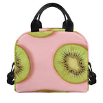 Kiwi Slices Pattern Print Insulated Lunch Bag